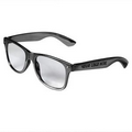 Silver Retro Clear Lenses Sunglasses